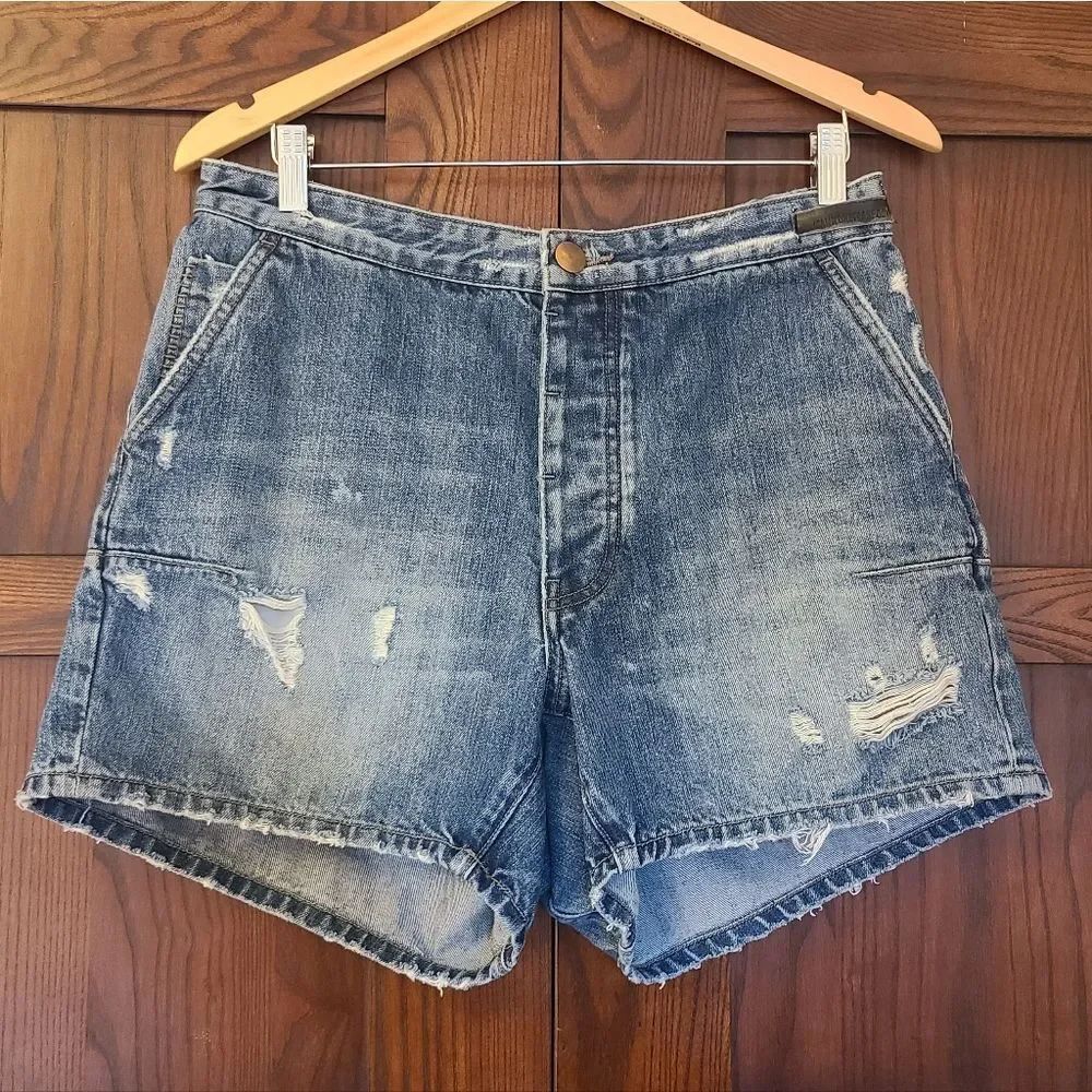One Teaspoon Mens Jean Shorts Size 32 Waist